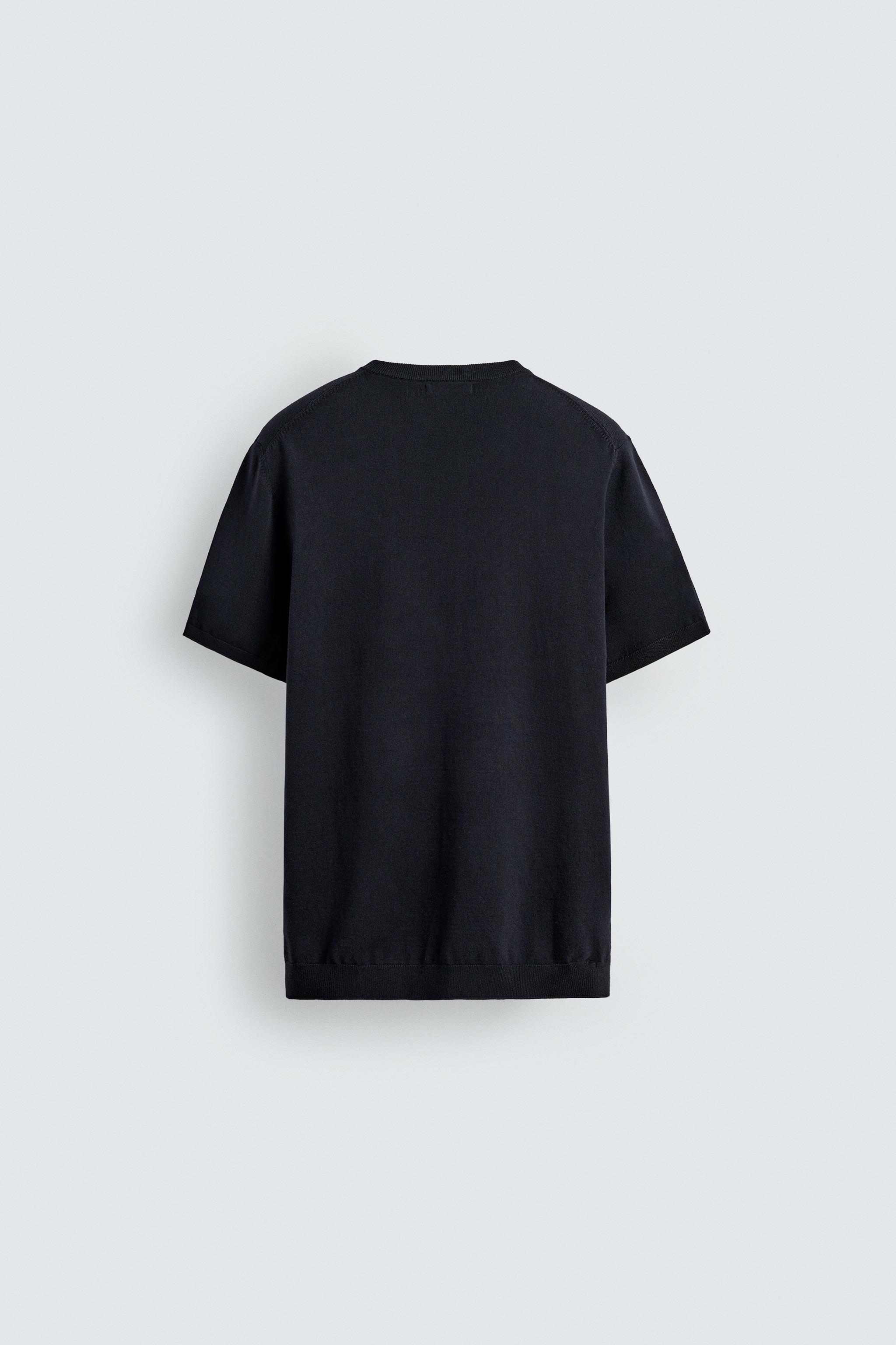 T-SHIRT EN MAILLE COUPE REGULAR
